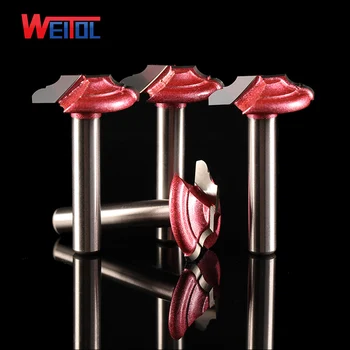 

Weitol 1pcs 6mm classical ogee bit CNC Engraving Router Bit Trimmer Chamfer Carving Tool Round Over Bit for wood free shipping