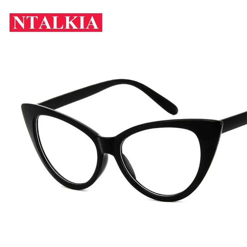 Модные женские очки "кошачий глаз", оправа "кошачий глаз", прозрачные очки, Женская Рамка для очков, Ретро стиль, женские очки для больших и маленьких детей