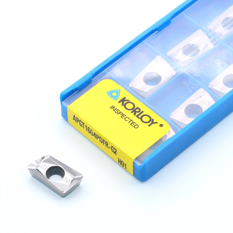 

10 pcs APGT 1604 PDFR G2 H01 Carbide Milling Inserts for Face Mill BAP Milling Cutter for Aluminium Copper