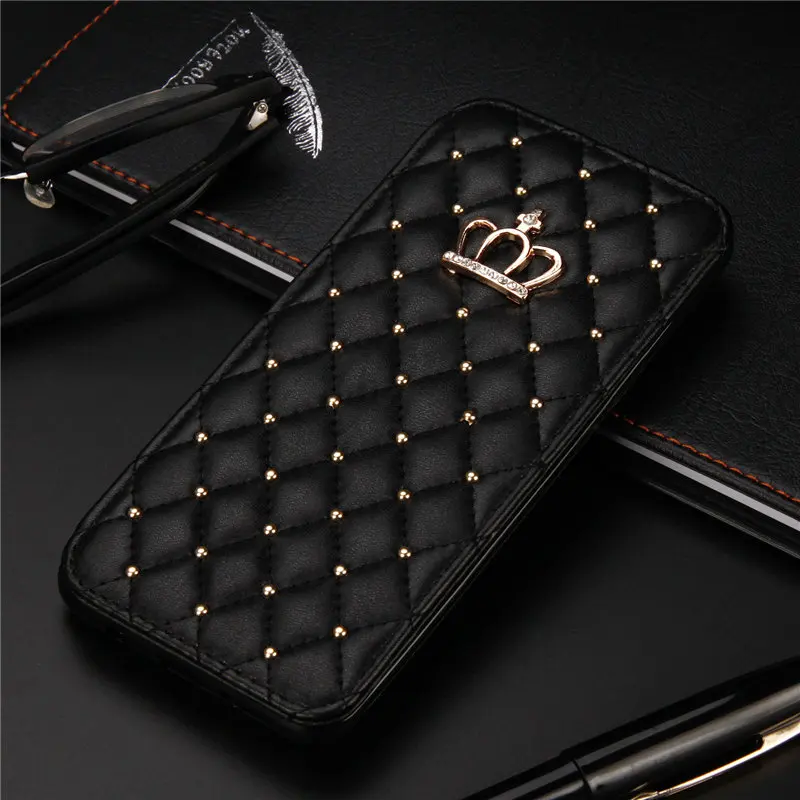 BELIAL Phone Case for Samsung S9 Case Diamond Crown Luxury Flip Leather Cover for Samsung Galaxy S9 Plus Cover Wallet Card Women (5)