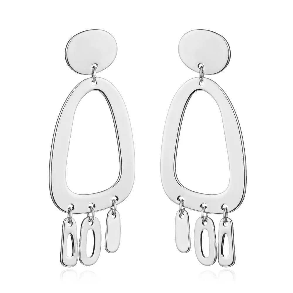 Footprint Boho Danging Earrings For Women Korean Bijoux Femme 2018 Retro Hanging Long Tassel Drop Jewelry | Украшения и