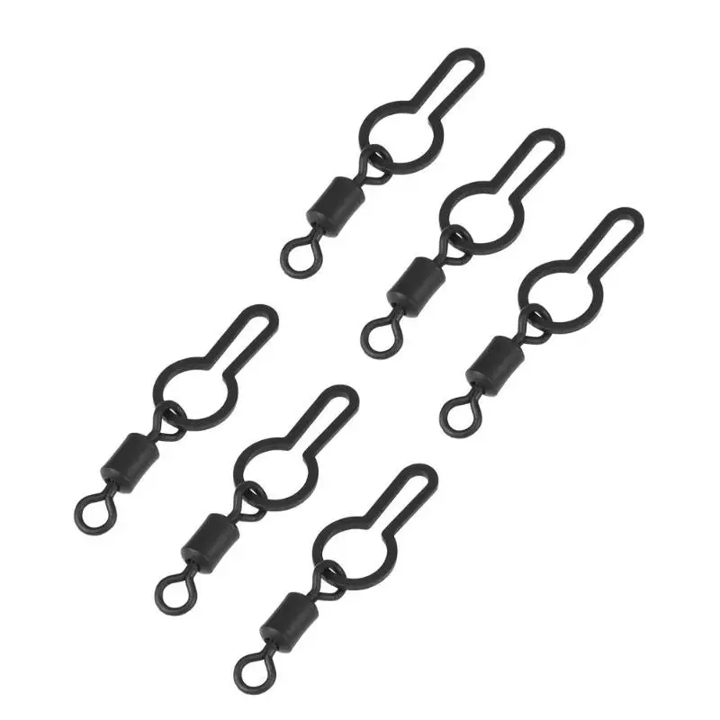 

20pcs/set Rolling Swivels Snap Clips Carp Fishing Terminal Tackle for PVA Mesh Bag Fishing Accessories