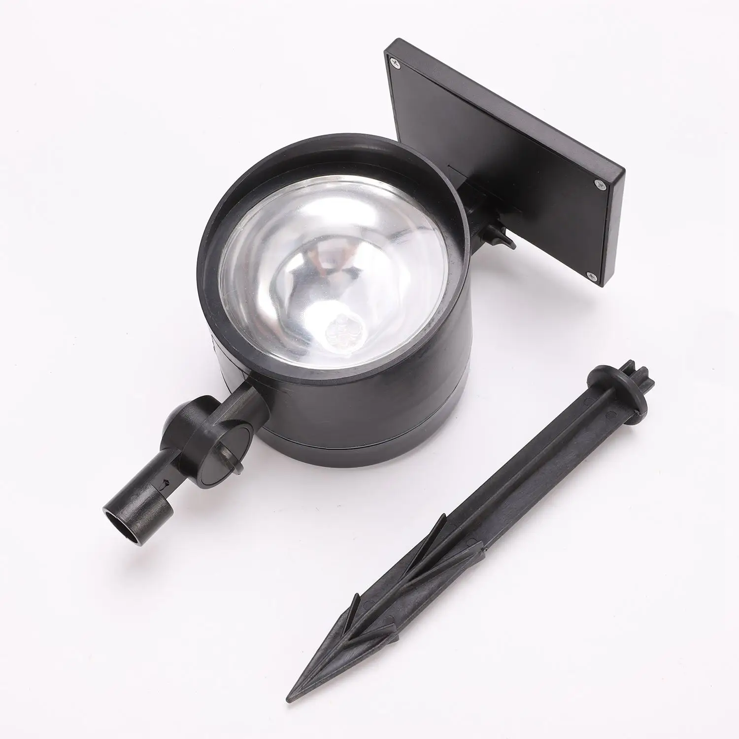 4 LED IP55 Solar Powered Spotlight Grounding Light Wall Light Outdoor