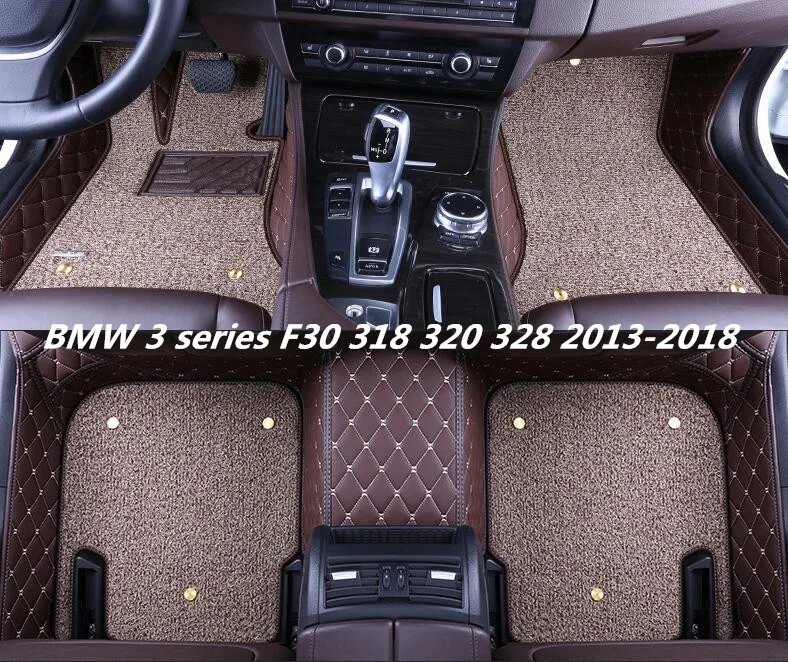 JIOYNG For BMW 3 series F30 318 320 328 2013 2018 Floor Mats Foot