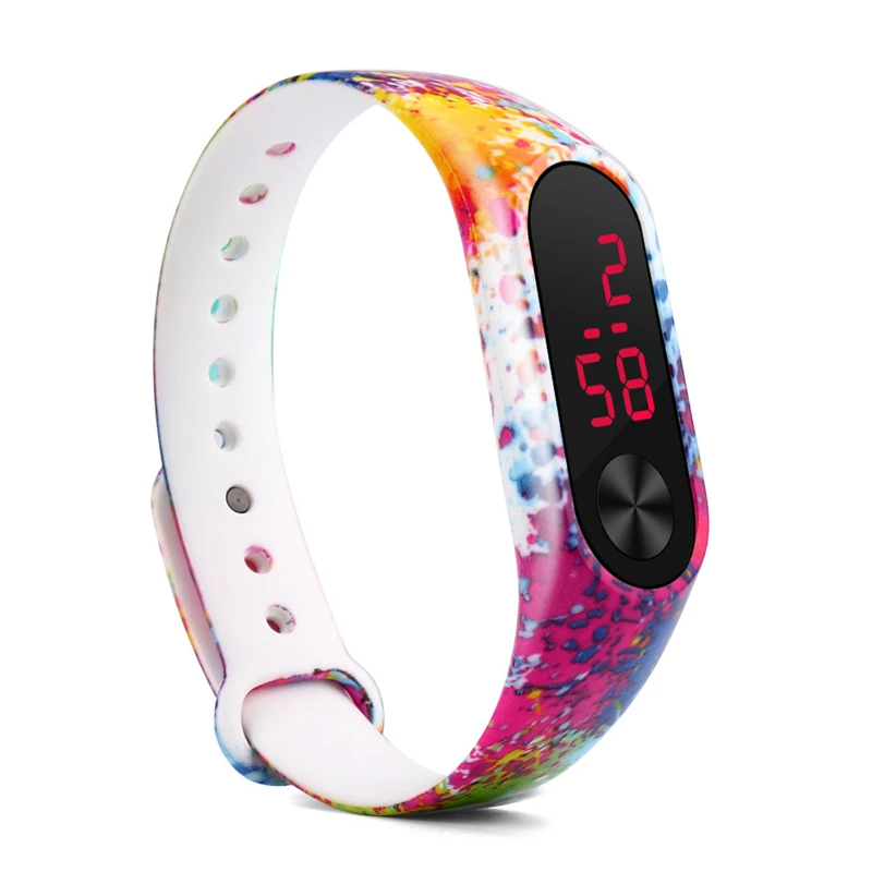 Ouhaobin 1pc Replacement Silica Gel Wristband Band Strap fitness braceletFor Xiaomi Mi Band 2 Bracelet drop ship Feb 24 c3      14