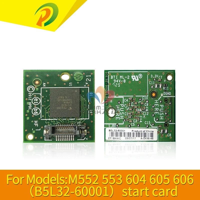 B5L32 60001 для HP LJ Ent M552 M553 M604 M605 M606 EMMC ASSY KIT стартовая карта|Детали принтера| |