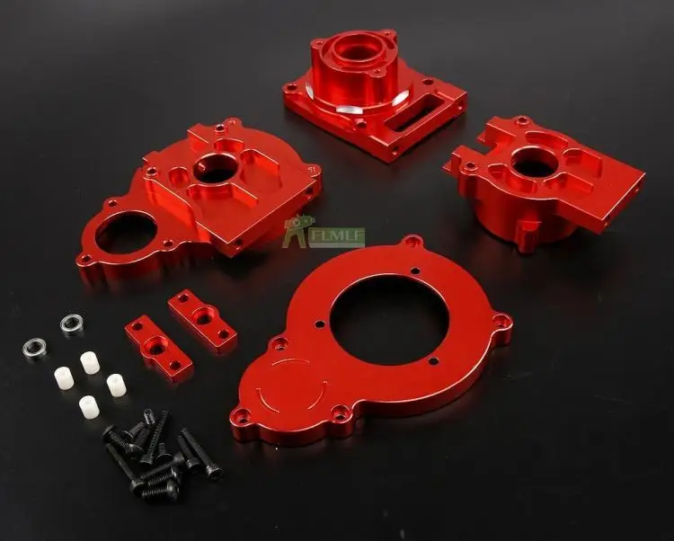 Сплав CNC Средний дифференциальный чехол для внешней оболочки подходит 1/5 Losi 5ive T