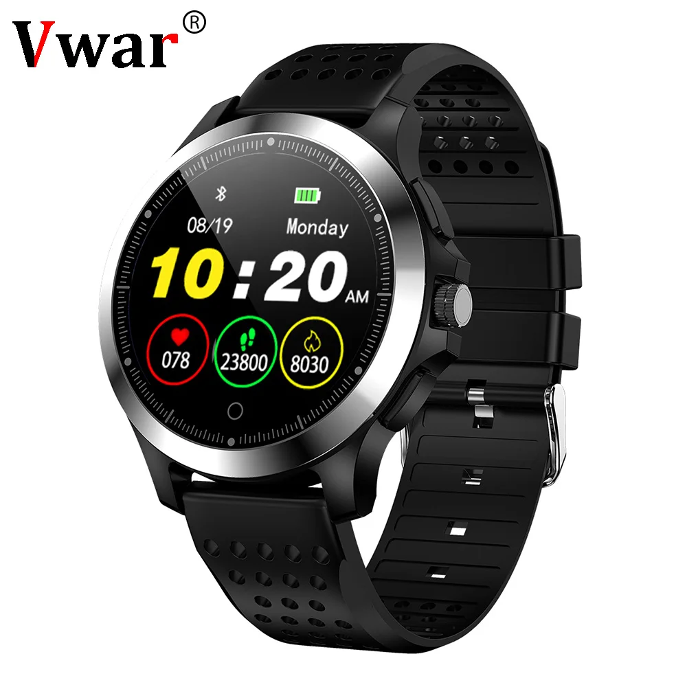 Vwar N66 Smart Watch Men ECG PPG Monitor HR Blood Pressure