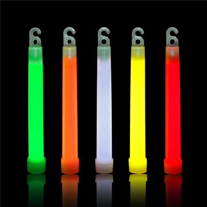 LaRibbons 25 6'' Pack Safety Glow Sticks,Industrial Grade Ultra Bright