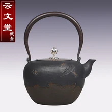 1.3L муравей японский оксидированный чугун без покрытия чайный набор кунг-фу варить чайник украшения