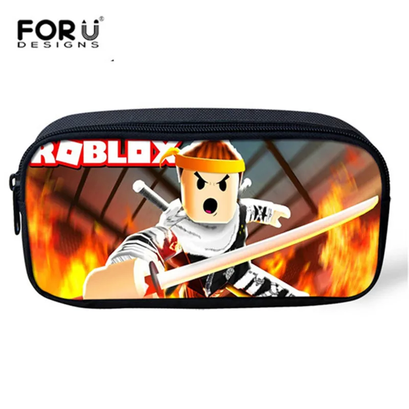 

FORUDESIGNS Kids Pencil Case Cartoon Game Roblox Students Mini Pencil Bags Fashion Women's Cosmetic Cases School Stationery Bag