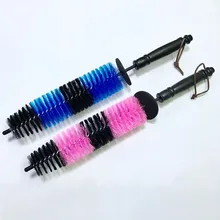 45 см длинная щетка для автомойки, колесная кисть для уборки машины, инструмент для детализации, супер жесткая щетка для ухода за автомобилем