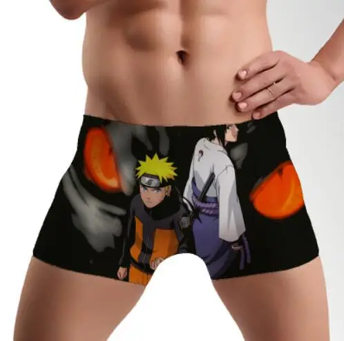 

Naruto Yuzhi Bozo assists men in underwear with loose-fitting song shorts, flat pants and cartoon fatness