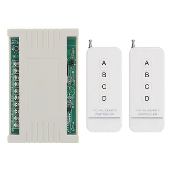 

500m 4CH 4 CH Wireless Remote Control LED Light Lamp Switch AC 110V 220V 85-265V Relay Output Radio RF Transmitter And Receiver