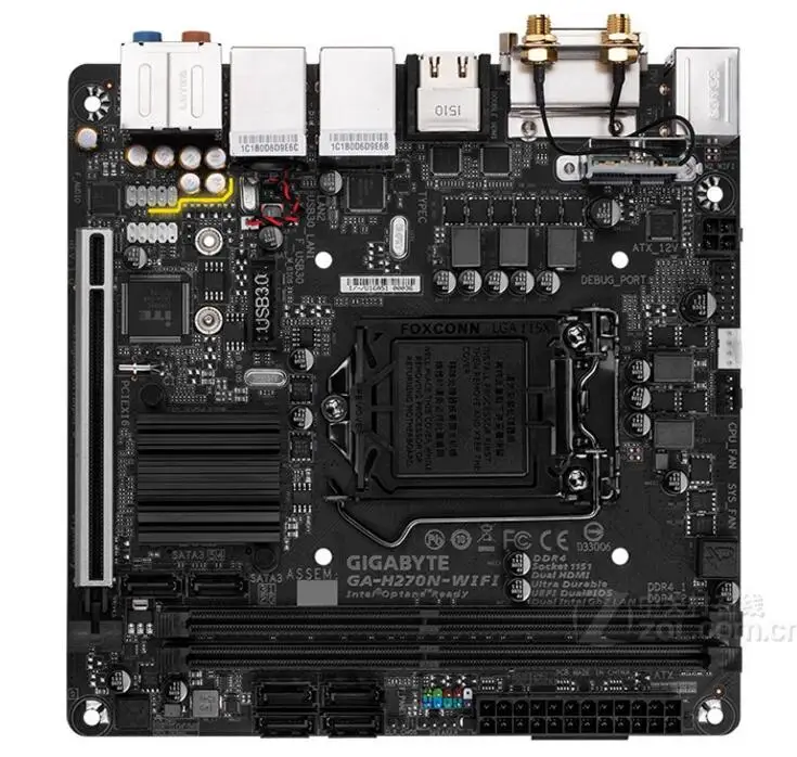 MINI-ITX HTPC 17*17 для Gigabyte GA-H270N-WIFI Оригинал используется материнская плата H270 разъем LGA