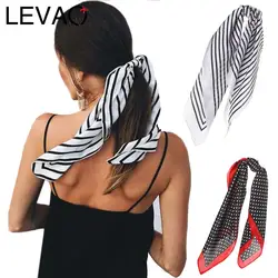 LEVAO Корея Модный принт носовой платок лента для волос шарф для волос эластичная резинка для волос женская головная повязка обувь для