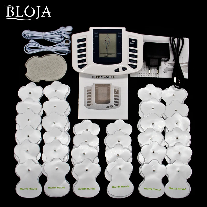 

Full Body Electric Stimulator Muscle Relax Device Therapy Acupuncture Pulse Tens Massager With 32Pads