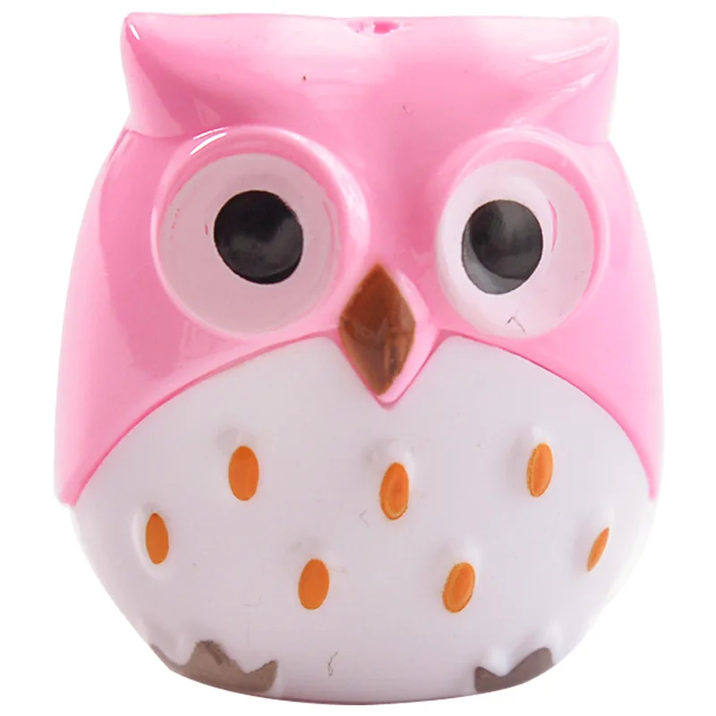 

4 pcs/lot Cute Kawaii Owl Pencil Sharpener Automatic Pencil Sharpener Creative Stztionery Gifts for Kids School Supplies