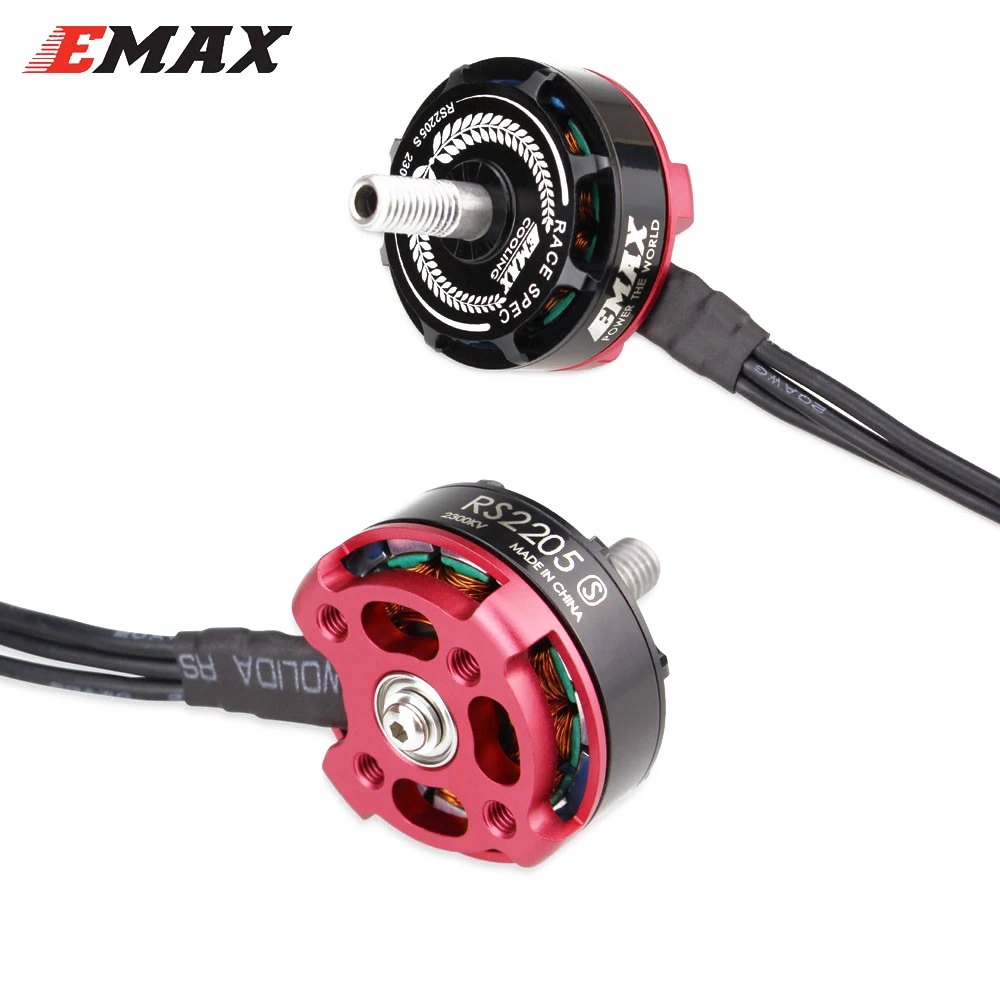 4 компл./лот EMAX RS2205S 2300KV/2600KV для гонок бесщеточный мотор 3-4S для DIY мини-Дрон QAVR250 Квадрокоптер