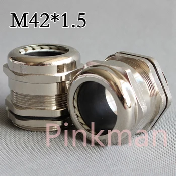 

1pc Metric System m42*1.5 304 Stainless Steel Cable Glands Apply to Cable 22-30mm
