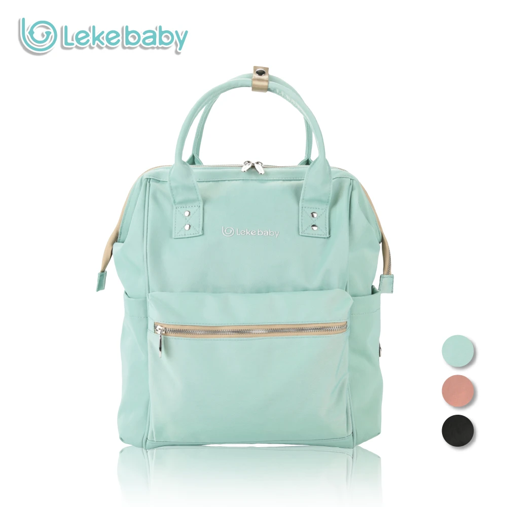 lekebaby large diaper bag backpack