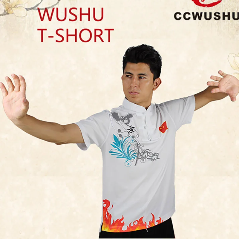 Ccwushu футболка одежда для ушу униформа wushu китайский кунгфу taichi тайцзи униформа| |