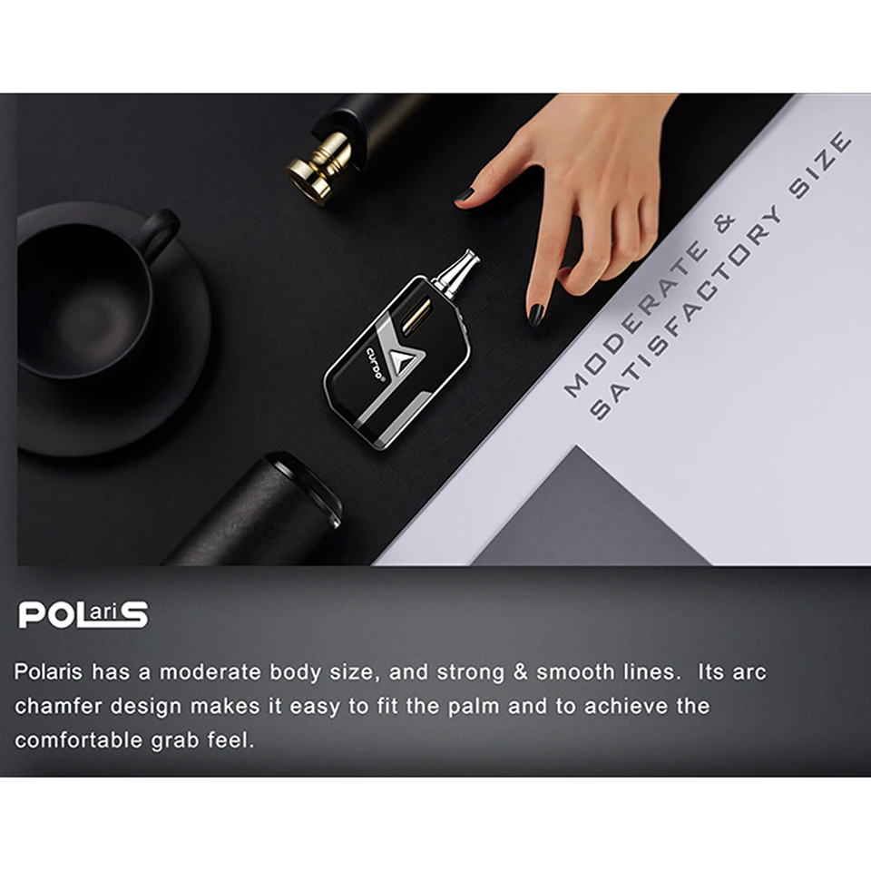 Free Gift!! 2019 new original CURDO Polaris kit electronic cigarette with Ceramic Core Warm up function vaporizador VS avp pod (14)