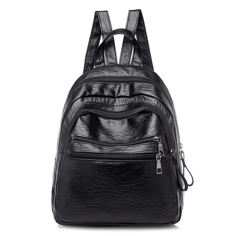 

Backpack Women Shoulder School Bags for Teenage Girls Vintage Leather Anti Theft Backpack Mochila Mujer Back Bags For Women 2019