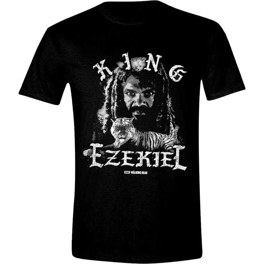 The Walking Dead King Ezekiel Grunge T рубашка футболка с принтом Для мужчин Повседневное Новинка