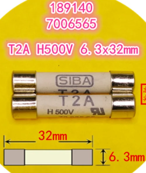 QTY:10 New For SIBA 7006565 T250mA 250mA FUSE H500V