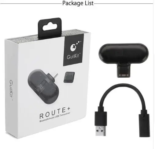 Gulikit Route+ PRO беспроводной CSR Bluetooth 2,1+ EDR type-C USB адаптер аудио передатчик приемопередатчик для nintendo Switch - Цвет: Route plus