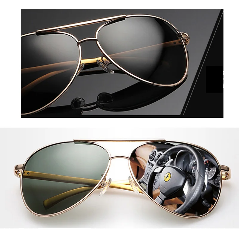 I Key Buy мужские солнцезащитные очки для автомобиля Burst Paragraph, поляризованный, Алюминиевый, магниевый