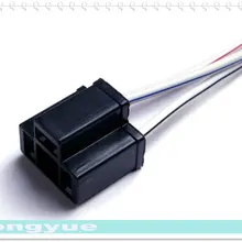 H4/9003 женские нейлон 2 шт. теплостойкость галогенная фара Пигтейл Разъем Держатель