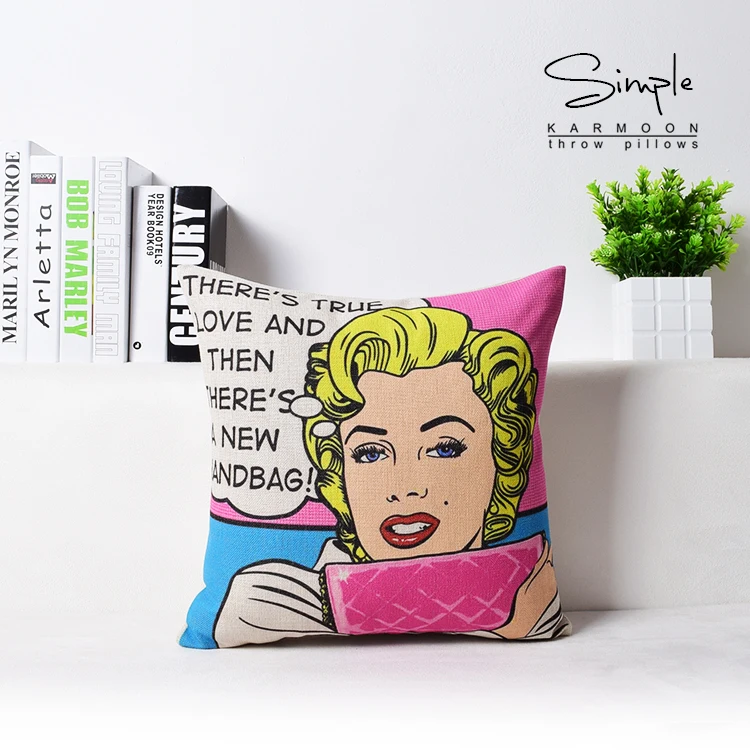 Cartoon Animation Cotton Wholesaler Decorative Throw Pillows Home Decor Office Nap Cushion