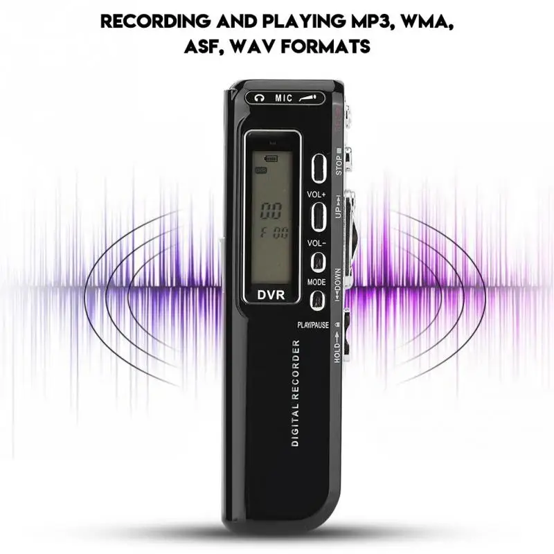 VBESTLIFE Multilanguage 8GB Digital Voice Recorder Auto Recording Pen for Business Meeting Interview Portable Mini Recorder New