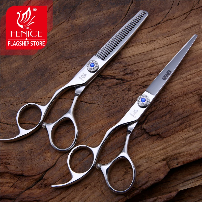 left handed hairdressing scissors set