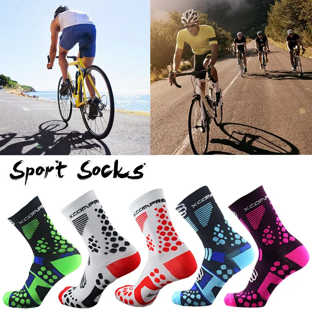 

Unisex Sport Cycling Socks Bike Riding Socks Breathable Outdoor Breathable Road Running Racing Cycling Socks Fit 39-45