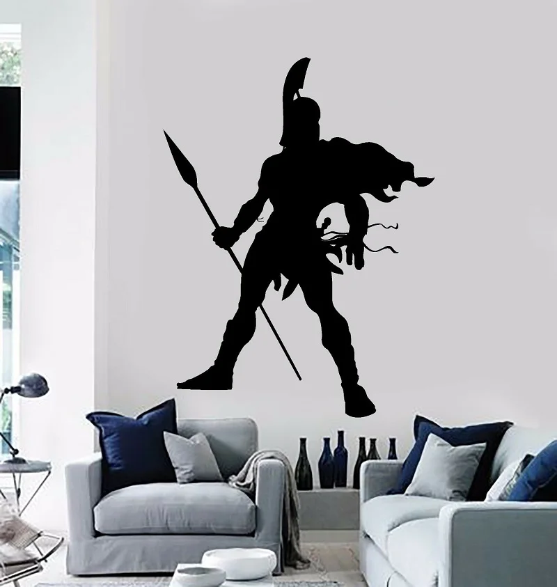

Sparta Spartan Soldier Warrior Military Decor Wall Stickers Vinyl Decal 2FJ40