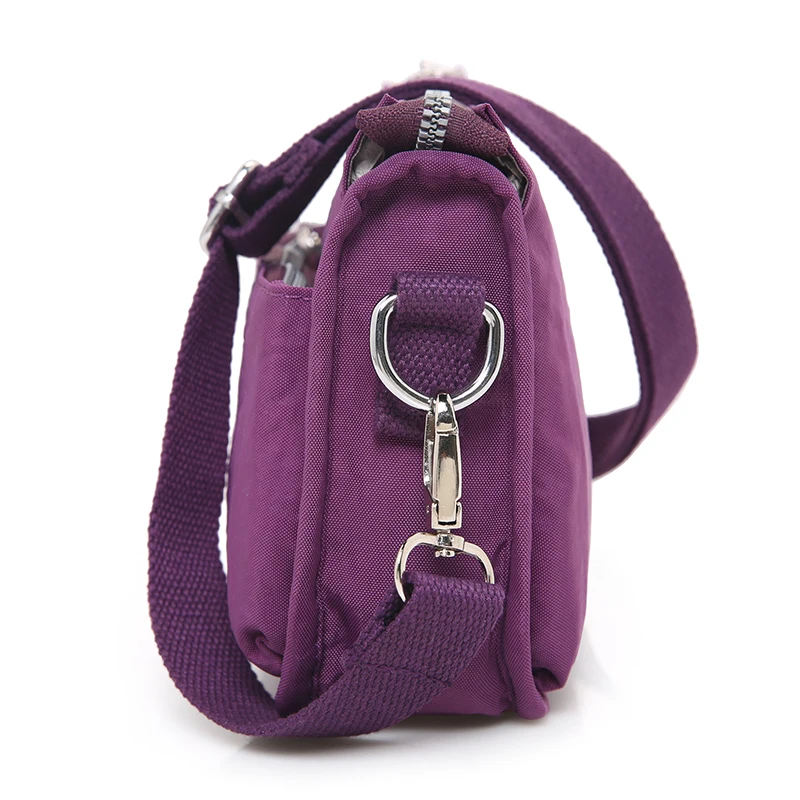 للماء النايلون المرأة حقيبة ساع صغيرة محفظة حقيبة كتف الإناث Crossbody حقائب بولسا حمل عارضة مخلب