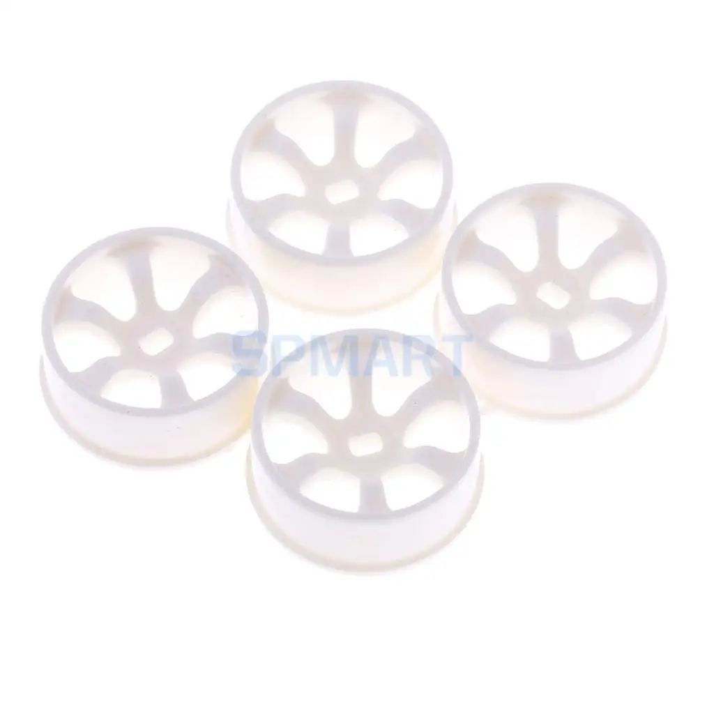 4pcs White Wheel Rim for WLtoys K969 K989 P929 1/28 RC Drift Car Spare Parts