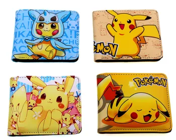 

Pocket Monster Pikachu Go Animer Wallet Unisex Cartoon Purse Fashion Leather Pu Purse Student Gift