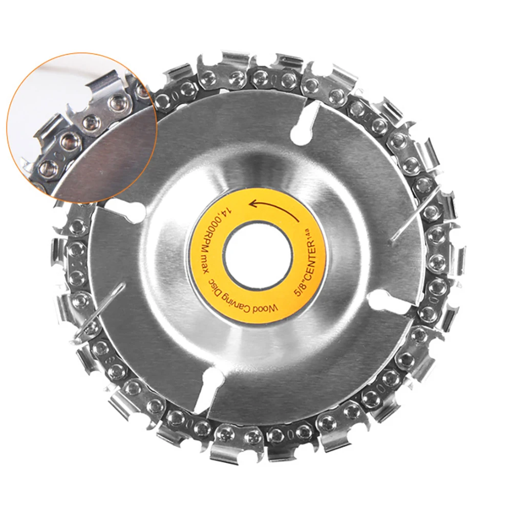 4 дюйма резьба по дереву диск шлифовальный диск цепи деревообрабатывающая пила режущее лезвие древесины щелевые пильного диска угловая шлифовальная машина