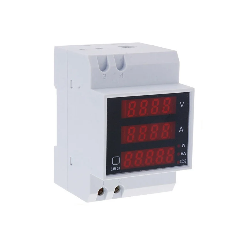 

D52-2048 Digital Energy meter LED Active Power Factor Multi-Functional power Meter Voltmeter current meter AC80-300V,0-100A