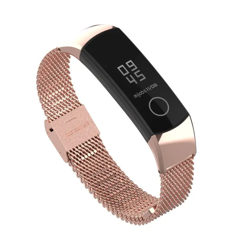 LEMFO Миланский металлический ремешок для huawei Honor Band 4 ремешок для часов браслет из нержавеющей стали смарт-Аксессуары