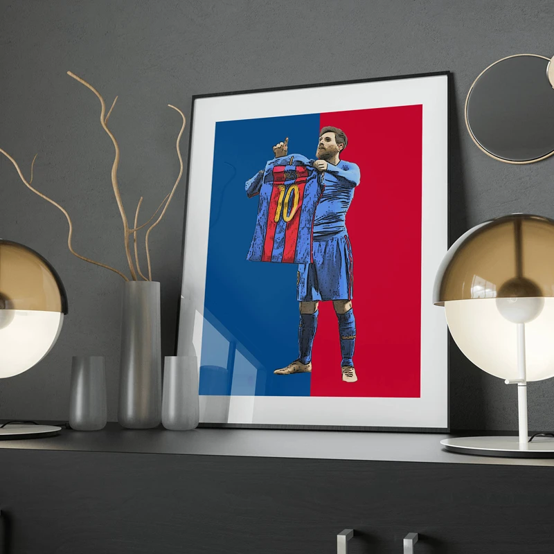 football wall art print