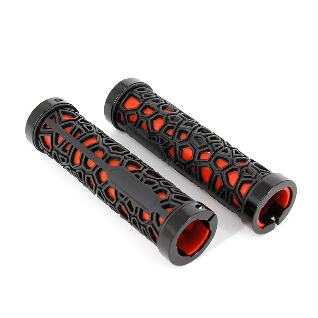 Buy Anti slip Bike Handlebar Grips 3D Aluminum Alloy