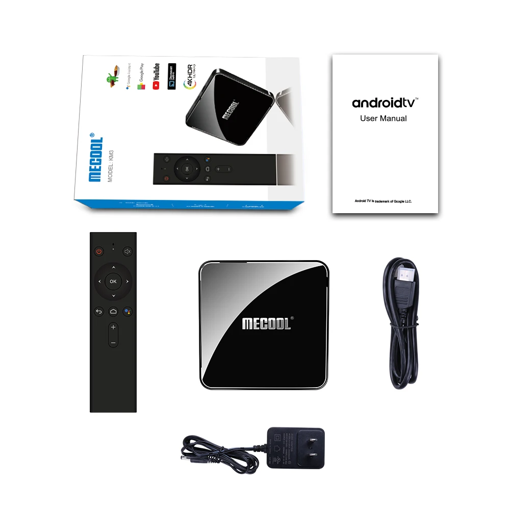 MECOOL KM3 ТВ Android tv Google Сертифицированный Android 9,0 ТВ приставка 4 Гб 64 Гб 128 ГБ Amlogic S905X2 4K 5G Dual Wifi BT4.0 KM9 PRO 4G 32 ГБ