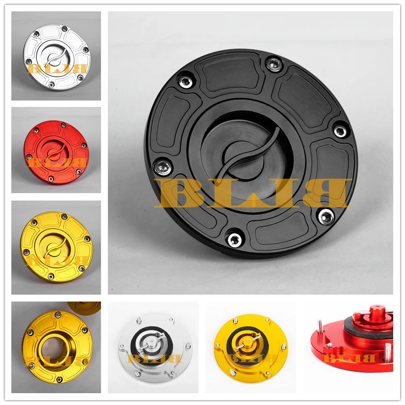 

8 Colors For Aprilia RSV1000 RSV 1000 Mille 1998-2000 CNC Motorcycle Accessories Billet Fuel Tank Cover Gas Cap Petrol 1999