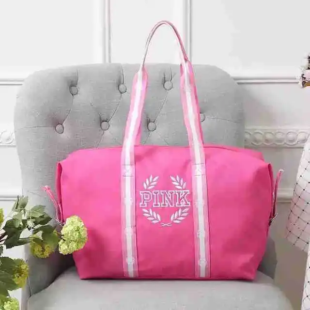 2018 New Fashion Hot Design Pink Duffle Bag Tote Marl Beach Vs 2018 New Fashion Hot Design Pink Duffle Bag Tote Marl Beach Vs Black