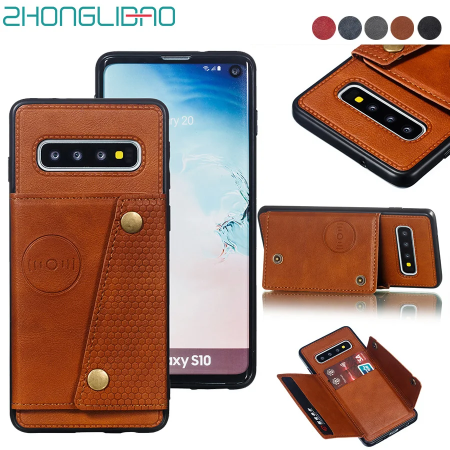 

Shockproof Wallet Case for Samsung Galaxy S10 S9 S8 Plus S10e fundas Leather Card Pocket stand Cover for Samsung S10plus Coque